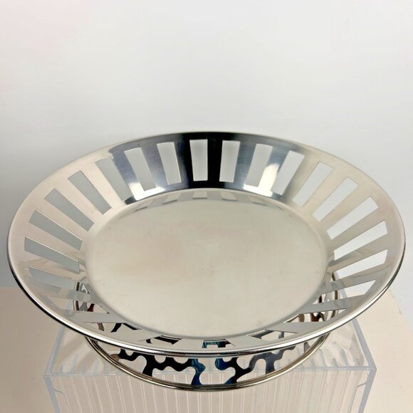 George J. Sowden Bodum Polished Stainless Steel Design 13" Bowl 1987 Sereno - Picture 5 of 16